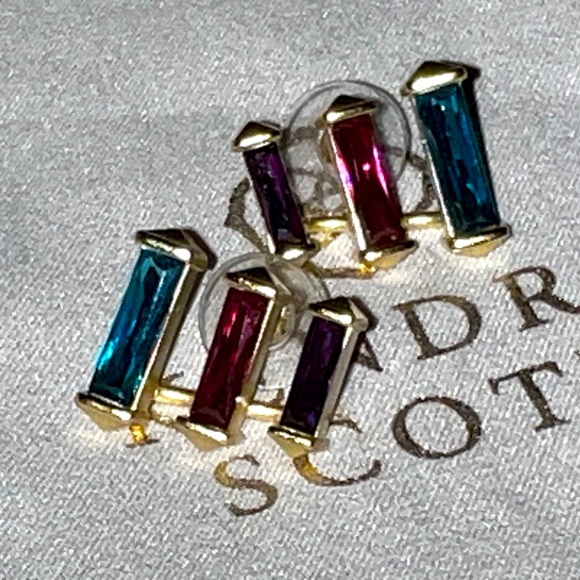 Kendra Scott Brooks stud earrings multicolored - Picture 1 of 4
